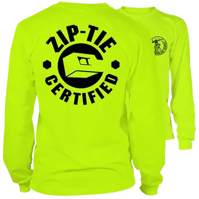 Zip Tie - Long Sleeve Hi-Vis T-Shirt