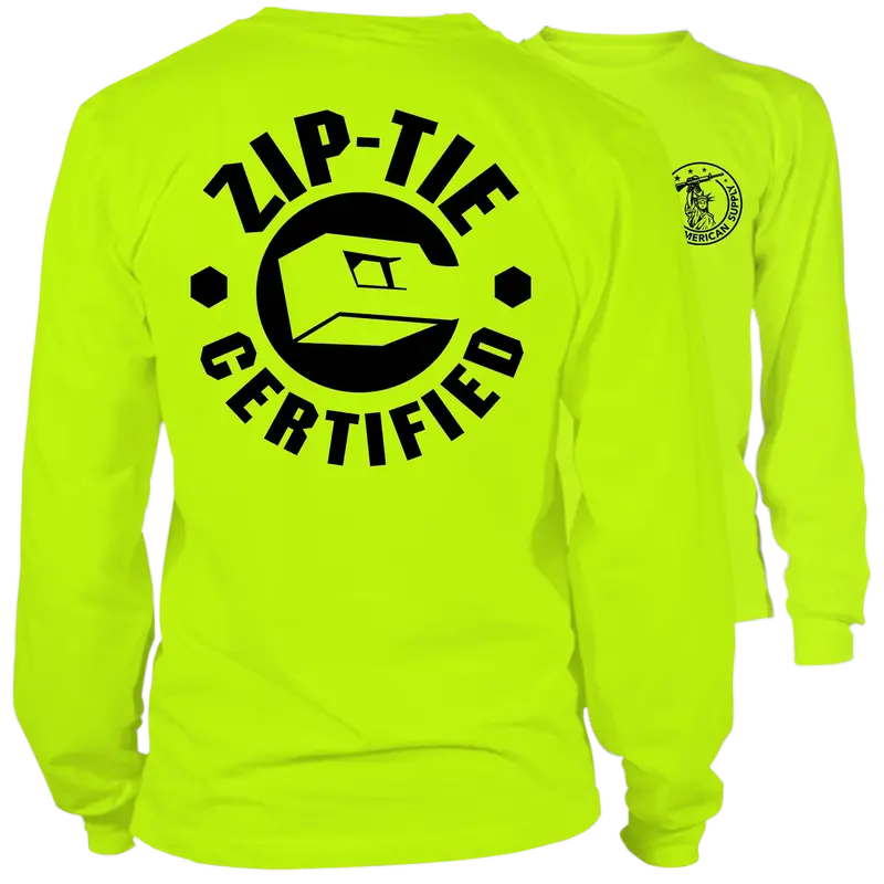 Zip Tie - Long Sleeve Hi-Vis T-Shirt