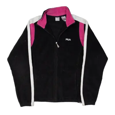 FILA Fleece Jacket Black Womens L