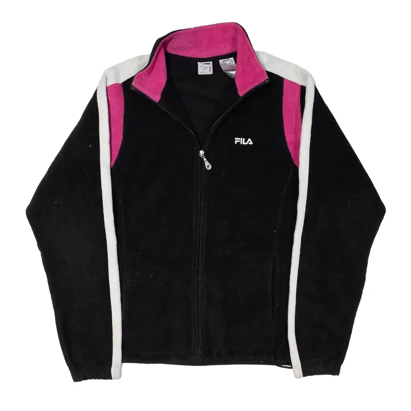 FILA Fleece Jacket Black Womens L