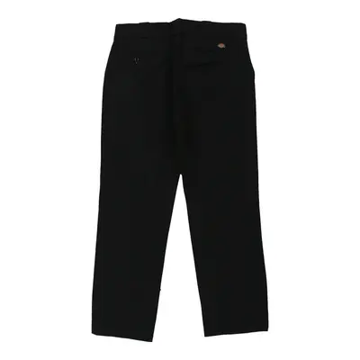774F Dickies Trousers - 33W UK 14 Black Cotton Blend
