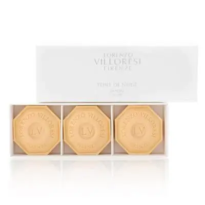 Villoresi Teint de Neige Soap 100 gr. in a 3-piece gift box
