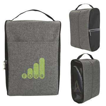 50 Customized Two-Tone Shoe Bag - Golf Ready & Multi-Pocket