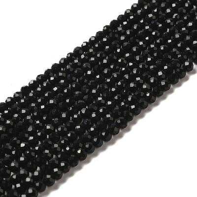 Natural Black Onyx Beads Strands