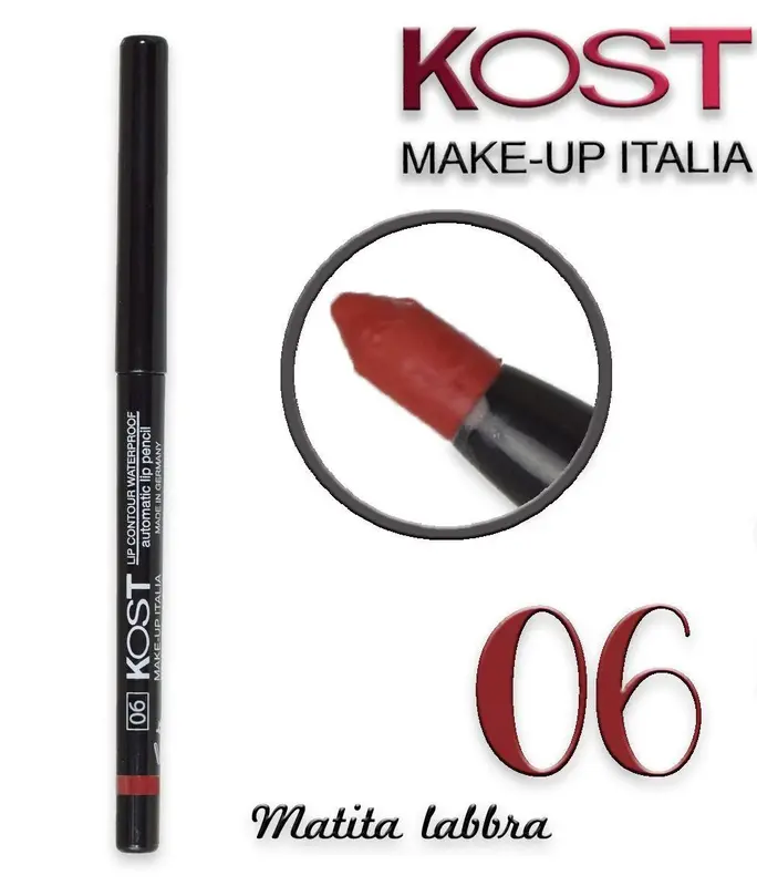 Automatic Lip Pencil Waterproof Lip Contour Kost 06