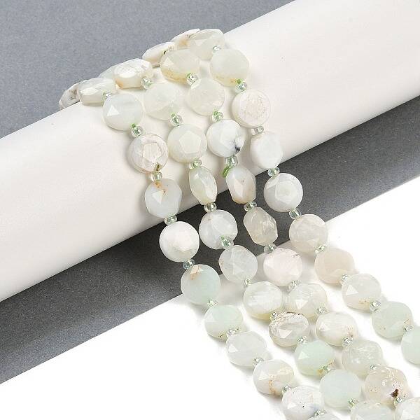 Natural Green Opal Beads Strands