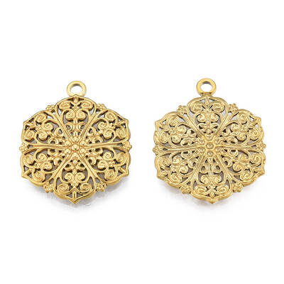 Ion Plating(IP) 201 Stainless Steel Pendants