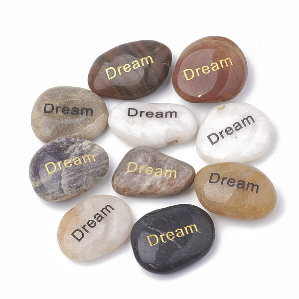 Natural River Stone Palm Stone