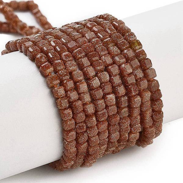 Synthetic Goldstone Beads Strands