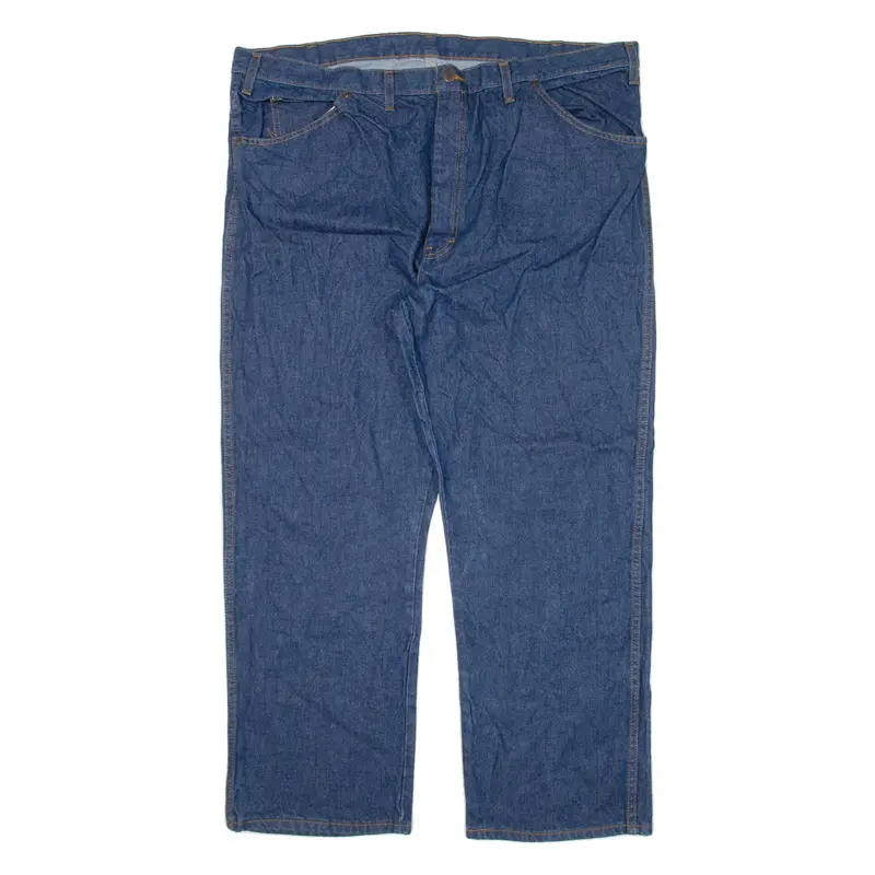 DICKIES Mens Jeans Blue Relaxed Straight W44 L30