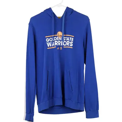 Golden State Patriots Adidas NBA Hoodie - Medium Blue Cotton Blend
