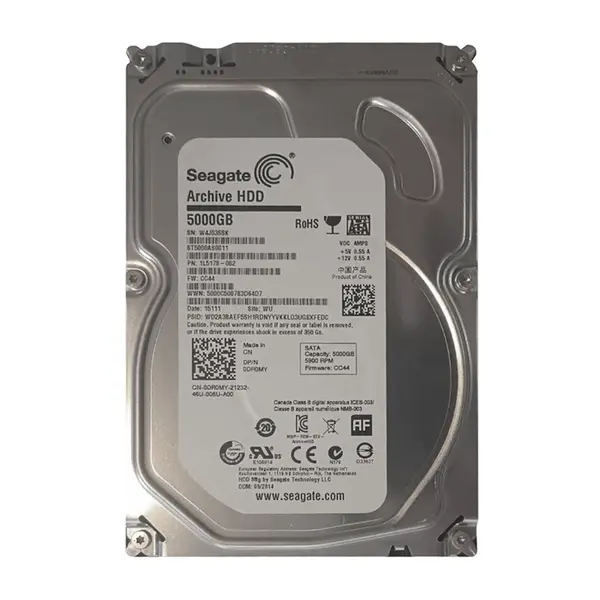 DR0MY Dell 5TB 6Gb/s SATA 5900 3.5-Inch Hard Drive