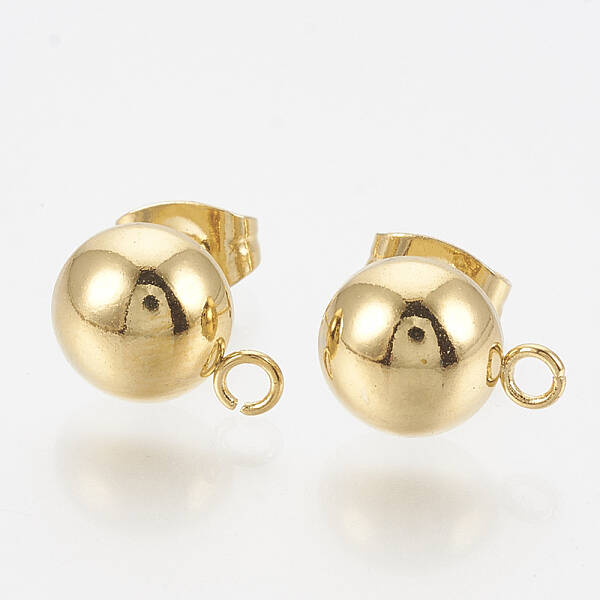 201 Stainless Steel Stud Earring Findings