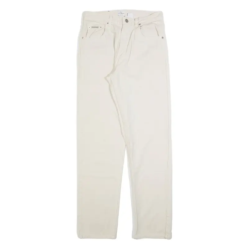 CALVIN KLEIN JEANS Mens Jeans Beige Regular Straight W29 L32