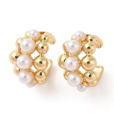 Rack Plating Brass Cuff Earring for Women