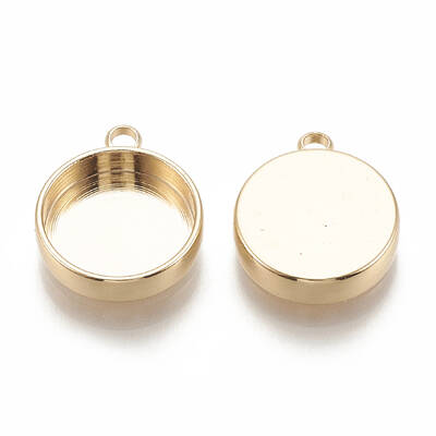 Brass Pendant Cabochon Settings