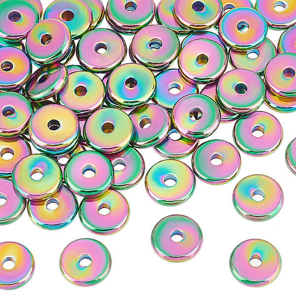 60Pcs 201 Stainless Steel Beads