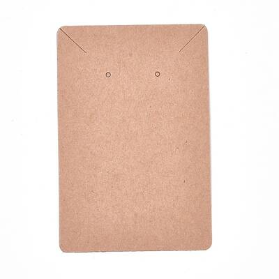 Cardboard Paper Necklace and Earring Display Cards