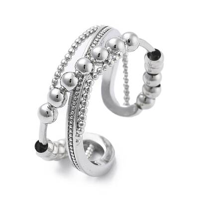 Rotatable Open Cuff Rings for Women