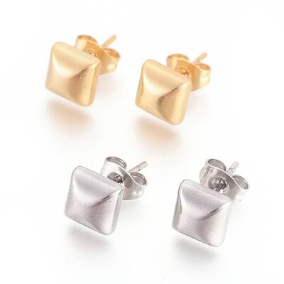 304 Stainless Steel Stud Earrings