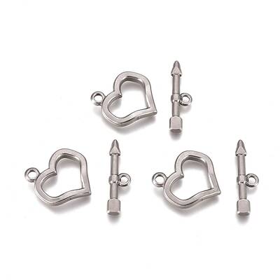 Non-Tarnish 304 Stainless Steel Toggle Clasps