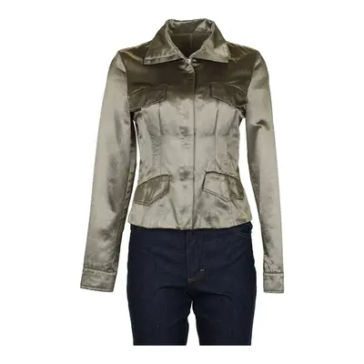 Unbranded Jacket - Small Green Cotton Blend