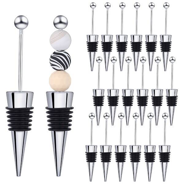 18Pcs Beadable Wine Stoppers