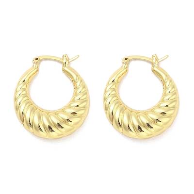 Brass Hoop Earrings