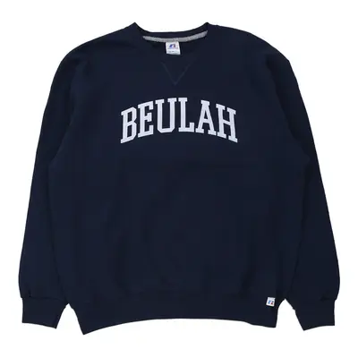 Beulah Russell Athletic Sweatshirt - XL Navy Cotton Blend