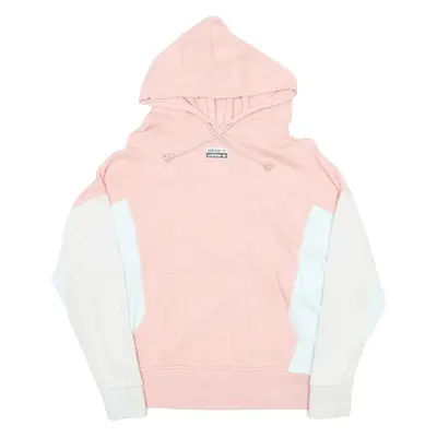ADIDAS Womens Pink Hoodie UK 12