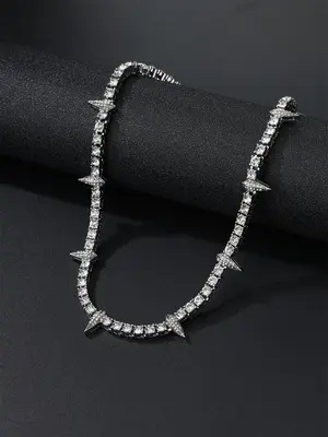 New Fashion Accessories, Hip-hop Style, Multiple Colors & Sizes, Thorny Necklace, Personalized Style, Men's and Women's Trend...