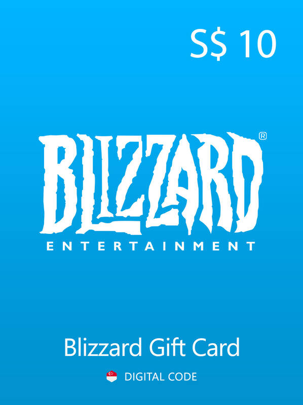Blizzard Entertainment Gift Card SG 10 SGD Singapore | Battle.net