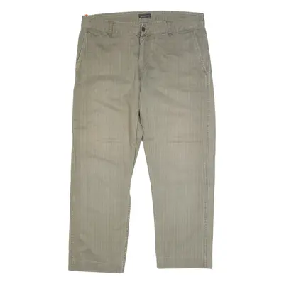 DOCKERS Chino Mens Trousers Brown Classic Straight 90s W36 L28