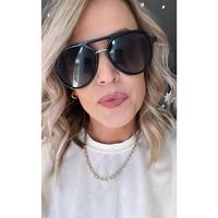 DAX Eyewear - Earhart Aviator Sunglasses - Large Hair Friendly Frame - UV 400 Protection and TAC Polarized Lens - Style Optio...