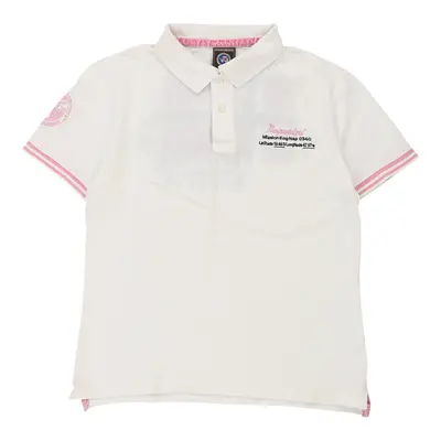 Napapijri Polo Shirt - Large White Cotton