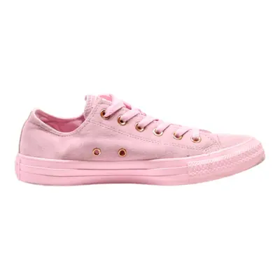 CONVERSE Low Top Trainers Pink Canvas Womens UK 6