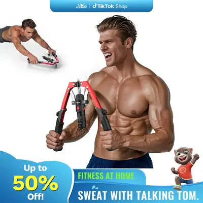 FLYBIRD Chest & Arm Twister - Hydraulic Power Chest Press Machine for Upper Body Strength Training, 2-in-1 Twister arm Traine...