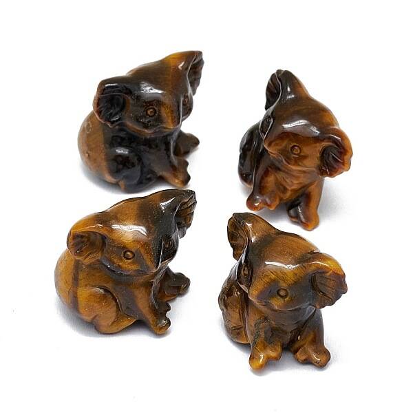 Natural Tiger Eye Sculpture Display Decorations