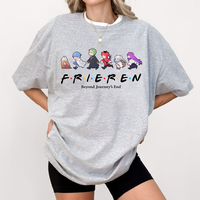 Frieren Beyond Journey's End Friends Shirt, Frieren Cute Chibi Cartoon Shirt, Frieren Sweatshirt, Frieren Unisex Cotton Tee