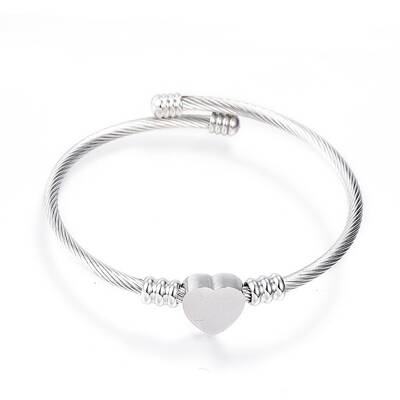 Tarnish Resistant 316 Surgical Stainless Steel Torque Bangles