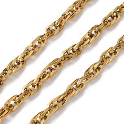 Ion Plating(IP) 304 Stainless Steel Rope Chains