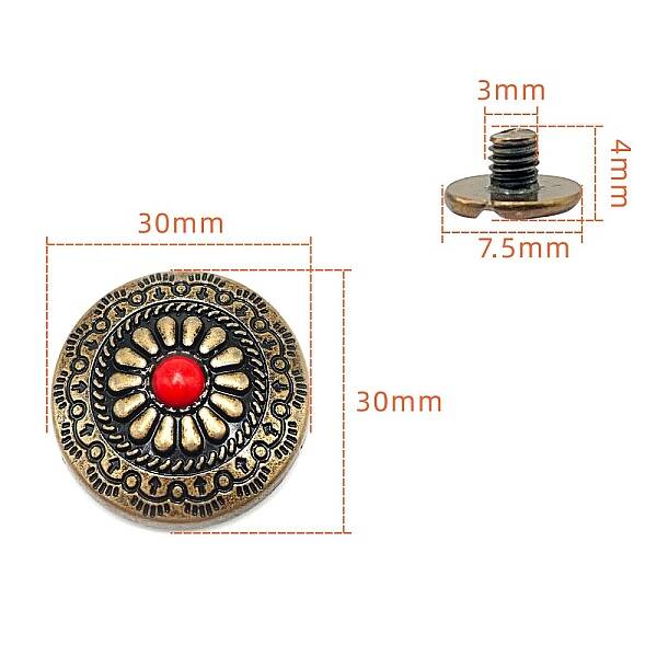 Alloy Decorative Buttons