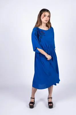 Robe Hoshi Indigo | Taille: Taille unique