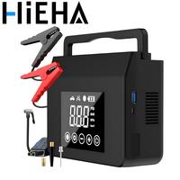 【Hieha】Portable Car Jump Starter with Air Compressor,4000A Car Battery Jump Starter (ALL Gas/7.0L Diesel) with 150PSI Tir...