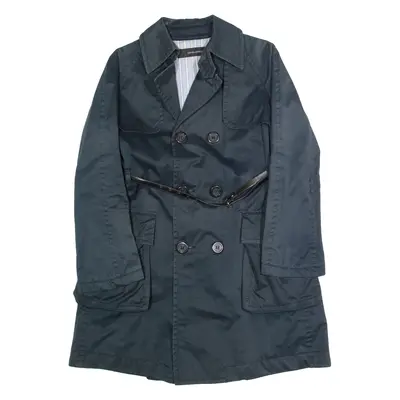 DSQUARED2 Belted Womens Trench Coat Blue M