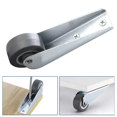 2PCS Door drooping universal translation door guide wheel to prevent door bottom falling flat door bottom support wheel trans...