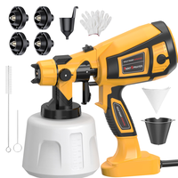 Paint Sprayer 1000W High Power Electric Spray Paint 1400ml High Capacity Container Easy to Clean for Paint Sprayer for Furnit...