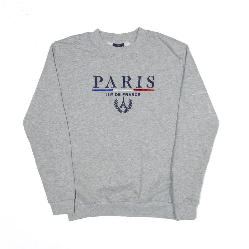 Paris Sweatshirt Grey Womens S