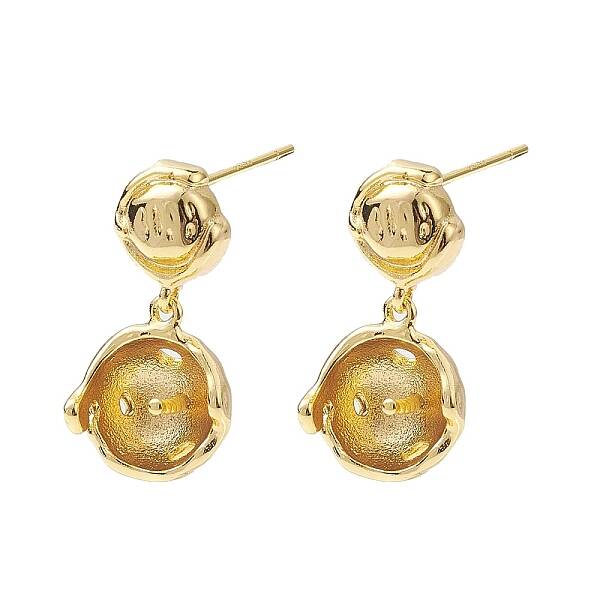 Brass Studs Earrings Fiinding