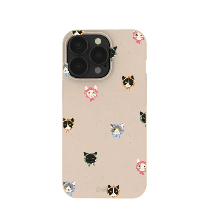 Seashell Cat Couture iPhone 13 Pro Case